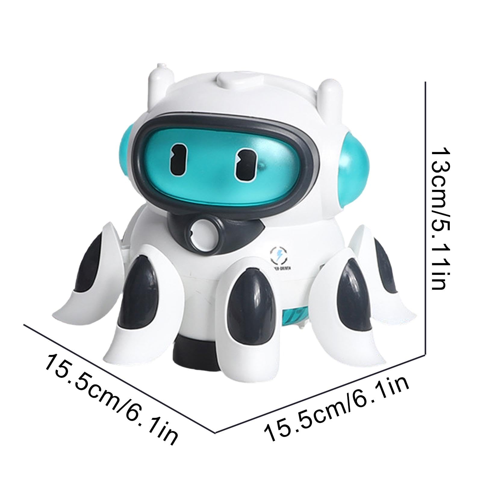 Dybnuhoc Octopus Robot Toy - Electric Crawling Walking Educational Kids Toy for Early Learning & STEM Activities | Fun Interactive Play for Toddlers & Preschoolers