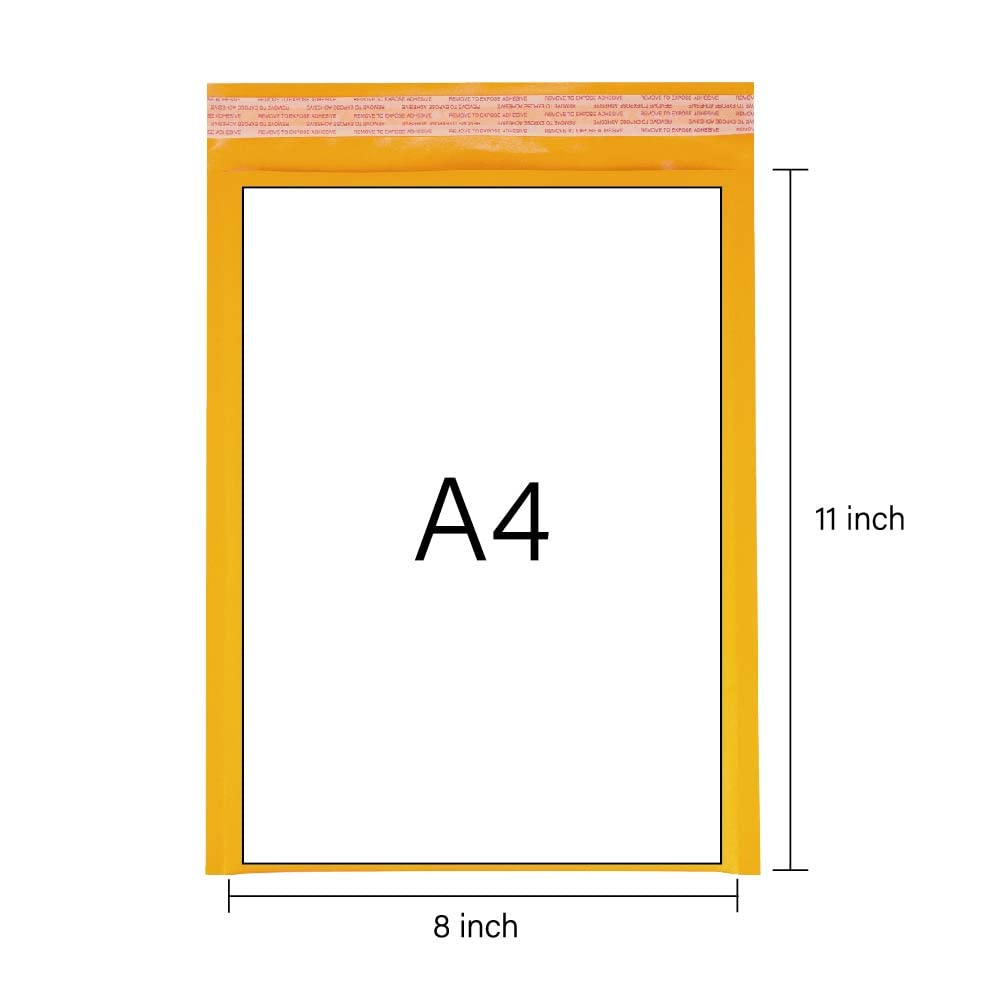 400 PCS 9x14 Inch Kraft Paper Bubble Mailers - Self Seal Padded Shipping Envelopes for Ecommerce, Gift Wrapping & Package Protection (8x14 Usable Size) - Ideal for Small Business, Online Sellers & Amazon FBA Shipping