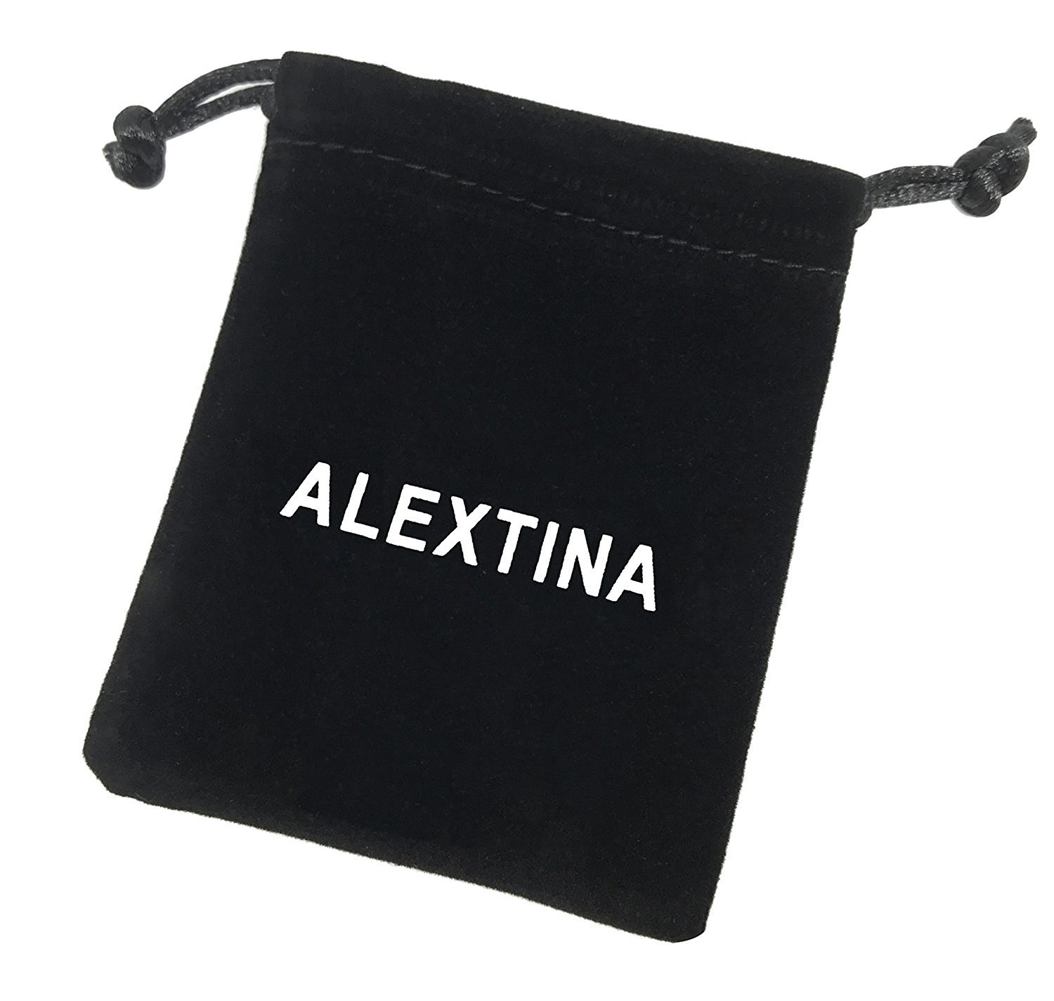 ALEXTINA Stainless Steel True Love Cubic Zirconia Matching Couple Bracelets for Men & Women - Romantic Valentine's Day Gift for Couples, Anniversary, Wedding, or Proposal