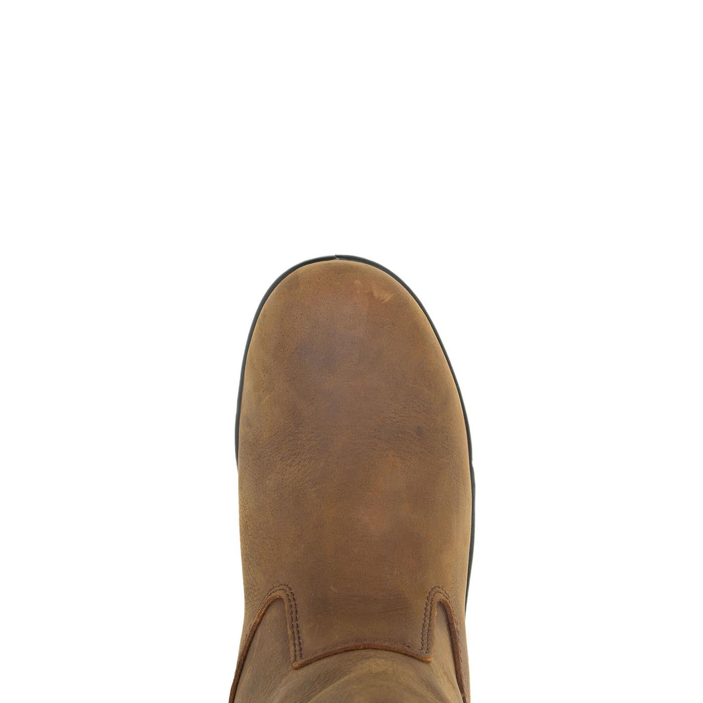 DuraShocks® Waterproof Insulated Steel Toe Pull On Wellington Work Boot – Brown
