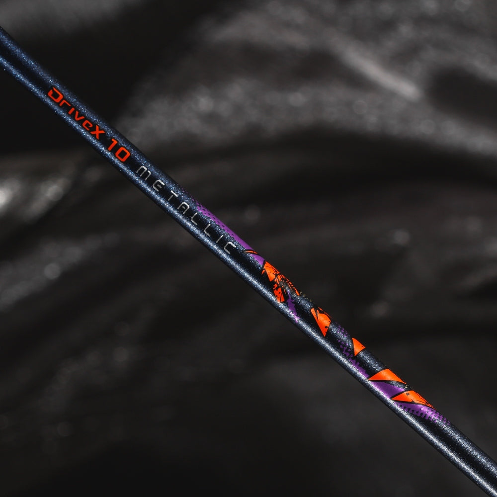 Victor DriveX 10X Professional Metallic Badminton Racket - High Performance Carbon Fiber Shuttlecock Racket for Tournament & Training - Perfect for Indoor/Outdoor Badminton Games & Sports Enthusiasts