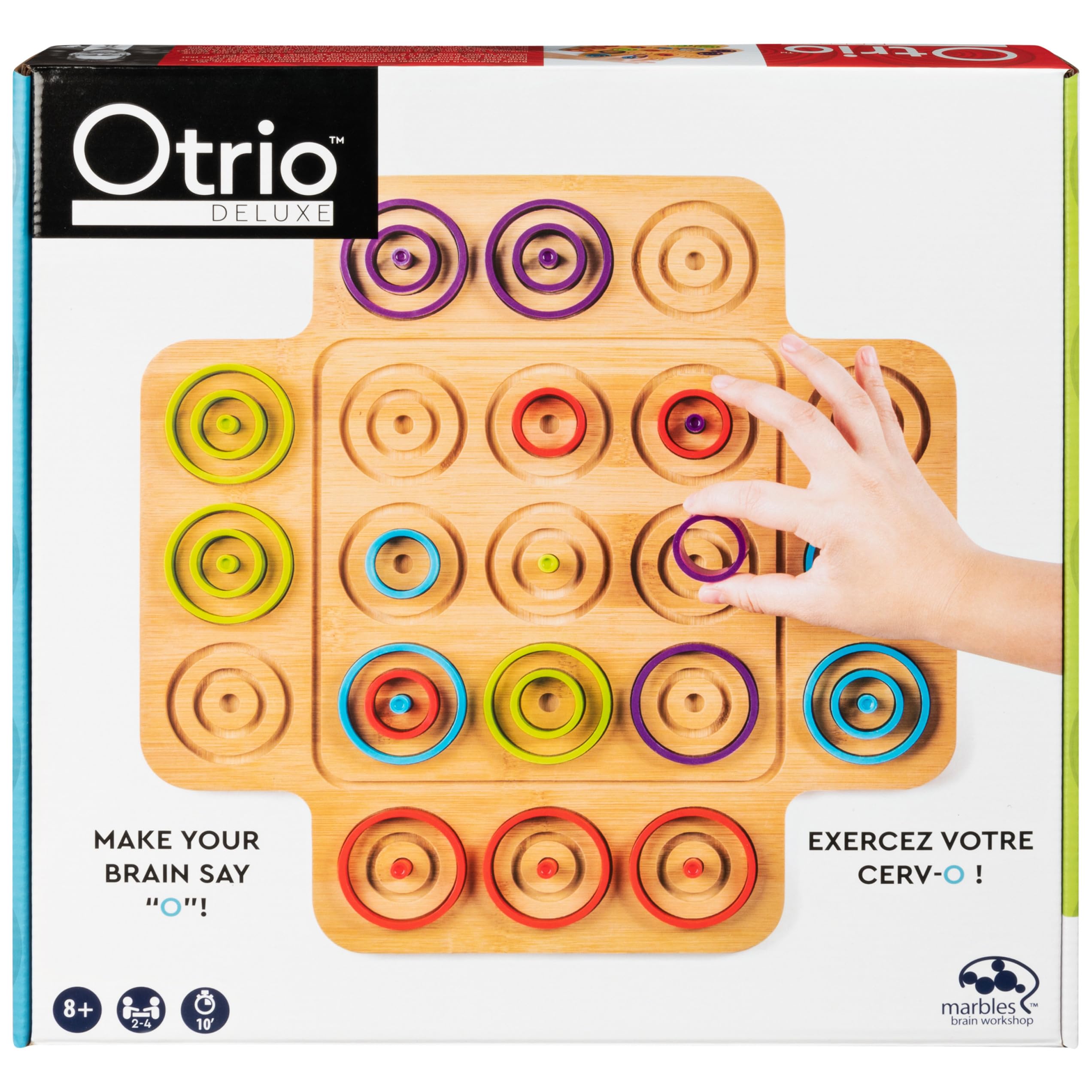 Otrio Strategy Board Game - Fun Family Game for Kids & Adults - Perfect for Game Nights, Parties & Indoor Activities