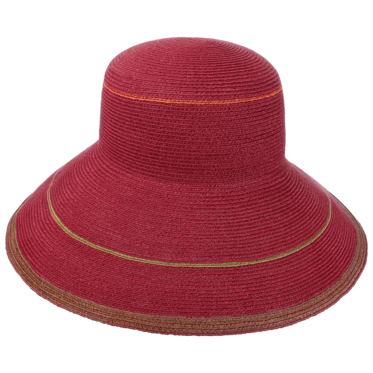 Mayser Alba Stripes Hemp Hat - Stylish & Breathable Summer Sun Hat for Women - Perfect for Beach, Gardening & Outdoor Activities