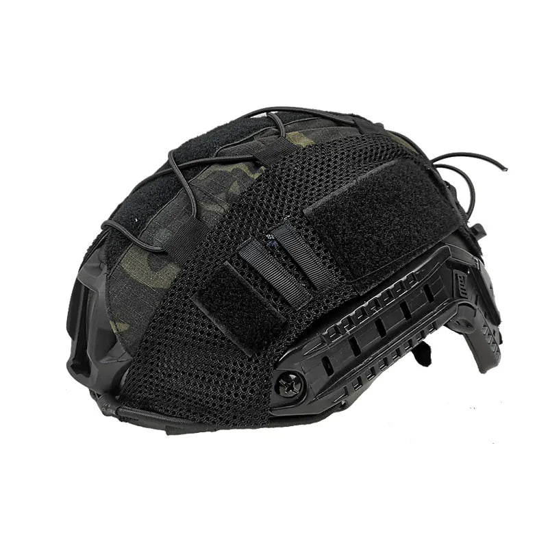 Tactical Helmet Cover for FAST Helmets - Military Grade Camouflage Helmet Cover for Outdoor, Airsoft & Tactical Operations