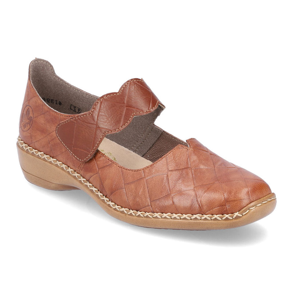 Rieker 41398 Women's Comfortable Slip-On Loafers - Lightweight & Breathable for Work, Travel & Casual Wear