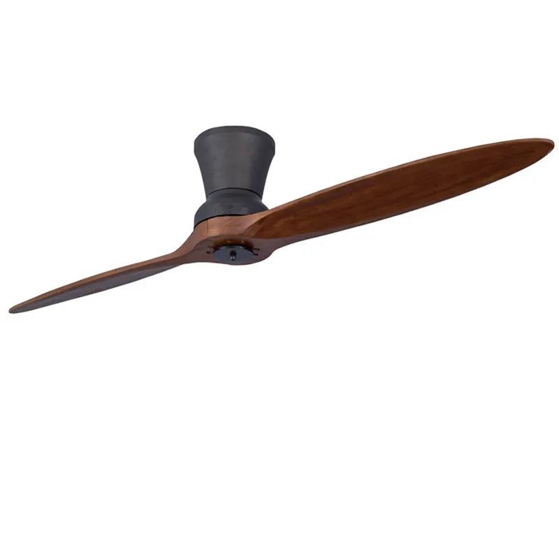 60 Inch Solid Wood Ceiling Fan with Remote Control - Perfect for Living Room, Bedroom, and Outdoor Patio Cooling