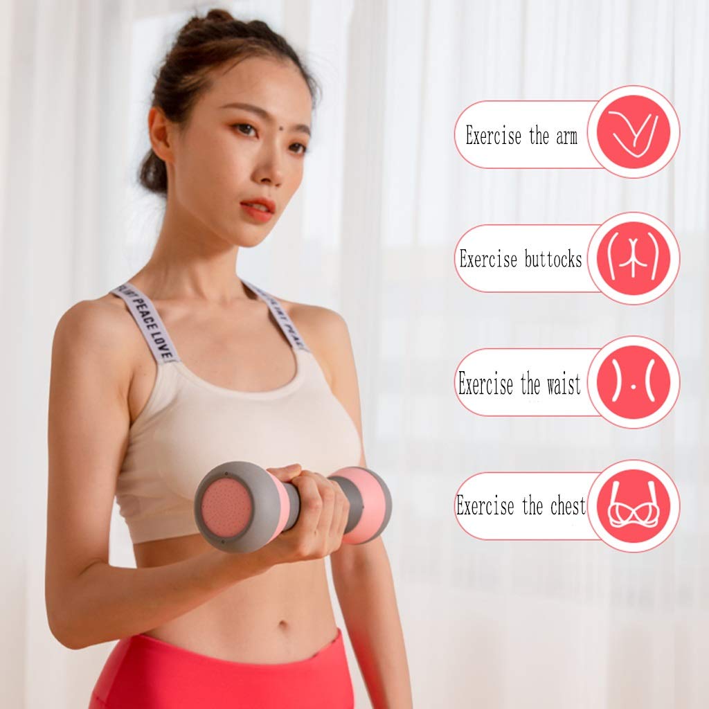 Adjustable Neoprene Dumbbell Set - Non-Slip Small Hand Weights for Home Gym, Office & Fitness Training - Perfect for Strength Training, Toning & Workouts