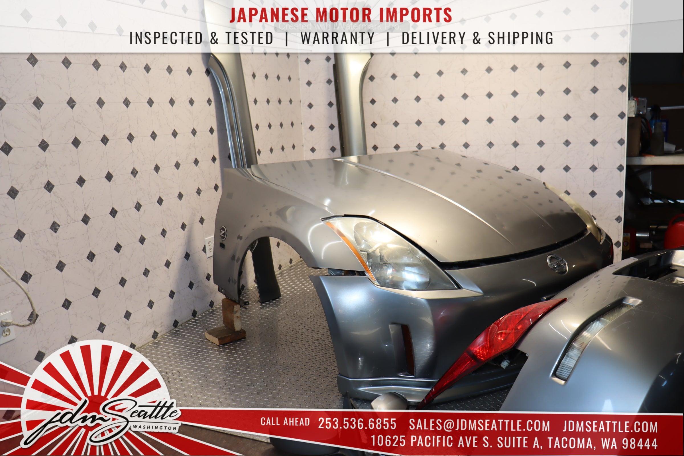 JDM 03-05 Nissan 350Z Z33 Front End Conversion Nose Cut Clip - Upgrade Your Nissan 350Z Front Bumper for a Sleek JDM Look | Perfect for Car Enthusiasts & Custom Builds