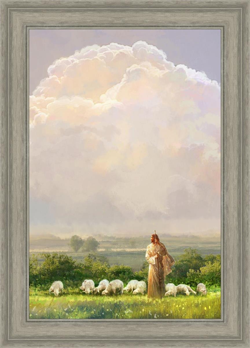 I Shall Not Want - Inspirational Christian Wall Art Decor for Home, Office & Church - Perfect for Faith-Based Gifts & Spiritual Encouragement