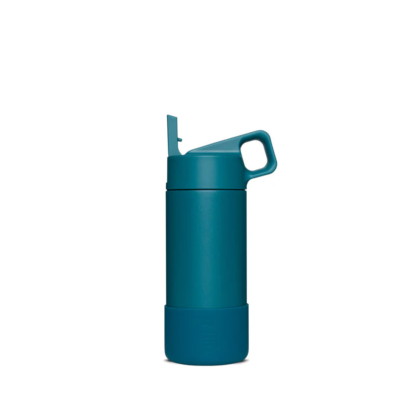 MiiR Kids Water Bottle 12oz - Insulated Stainless Steel, Leak Proof, BPA Free, Prismatic Teal - Perfect for School, Travel & Outdoor Activities