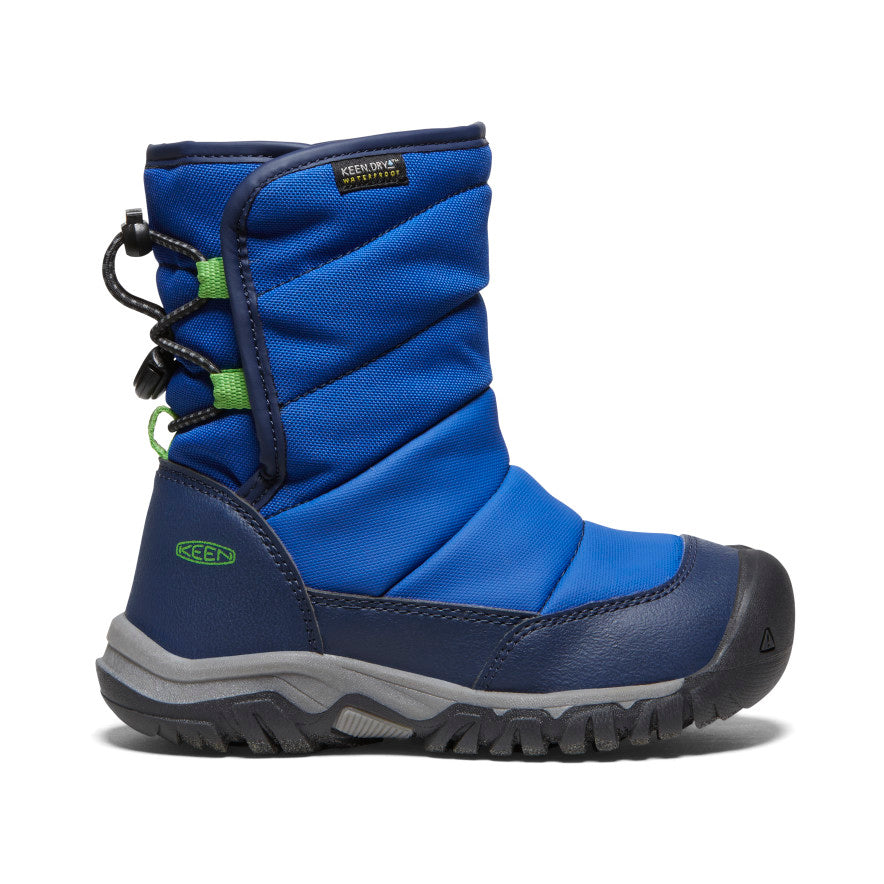 Waterproof Winter Boots for Toddlers & Kids - Navy Blue & Surf Design | Warm Snow Boots for Boys & Girls, Non-Slip Sole for Outdoor Play, Snowy Days & Winter Adventures