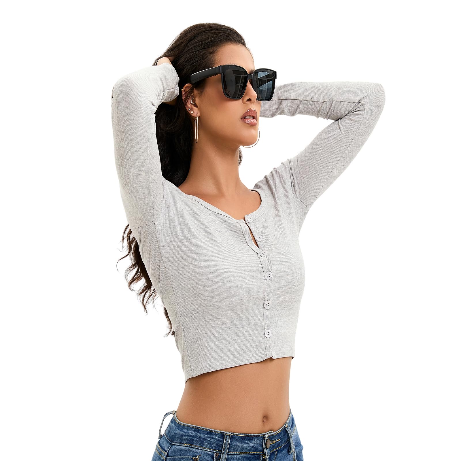 Smart Glasses with Wireless Bluetooth, Built-in Mic & Speakers, Voice Assistant, UV Protection Sunglasses - Perfect for Driving, Running & Outdoor Activities