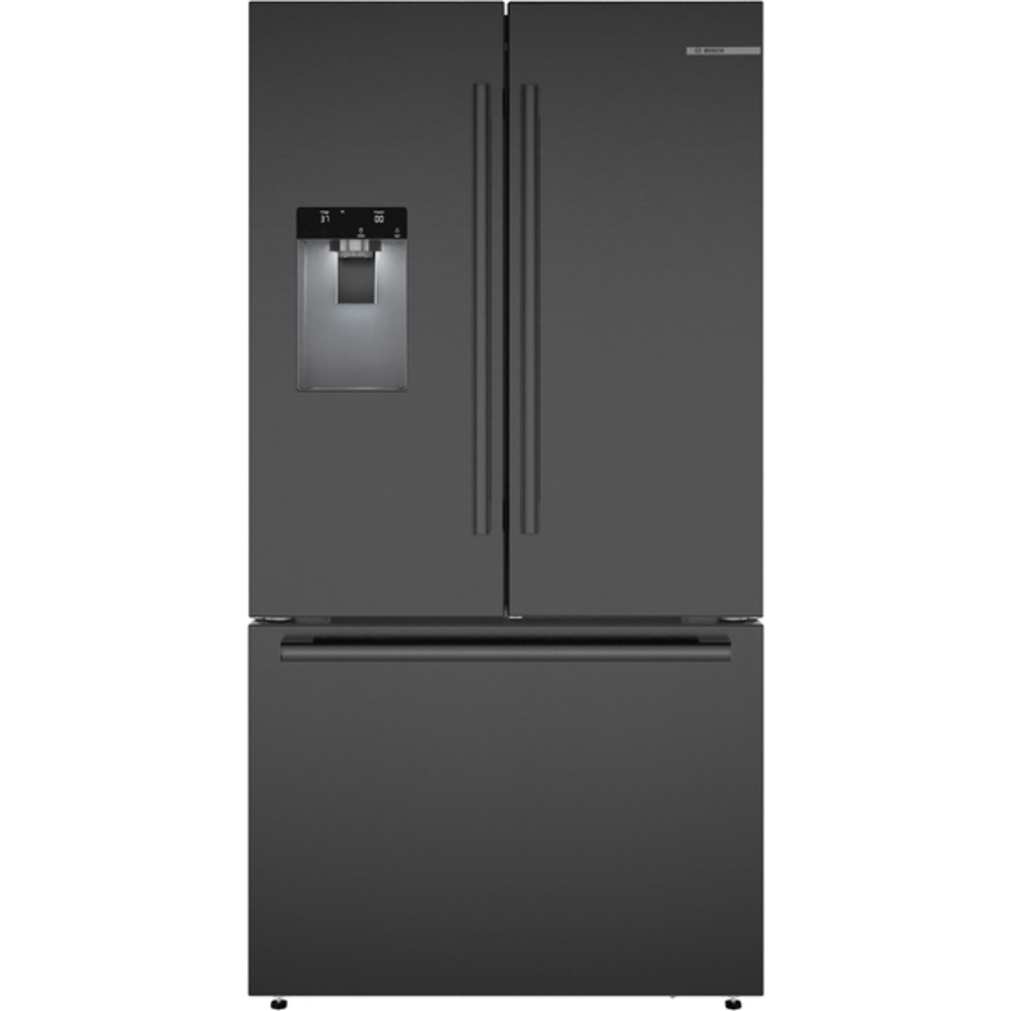 Bosch 36-Inch French Door Refrigerator (B36FD52SNB) - Black Stainless Steel, Energy Star Certified, Spacious Interior for Large Families - Perfect for Modern Kitchens & Entertaining