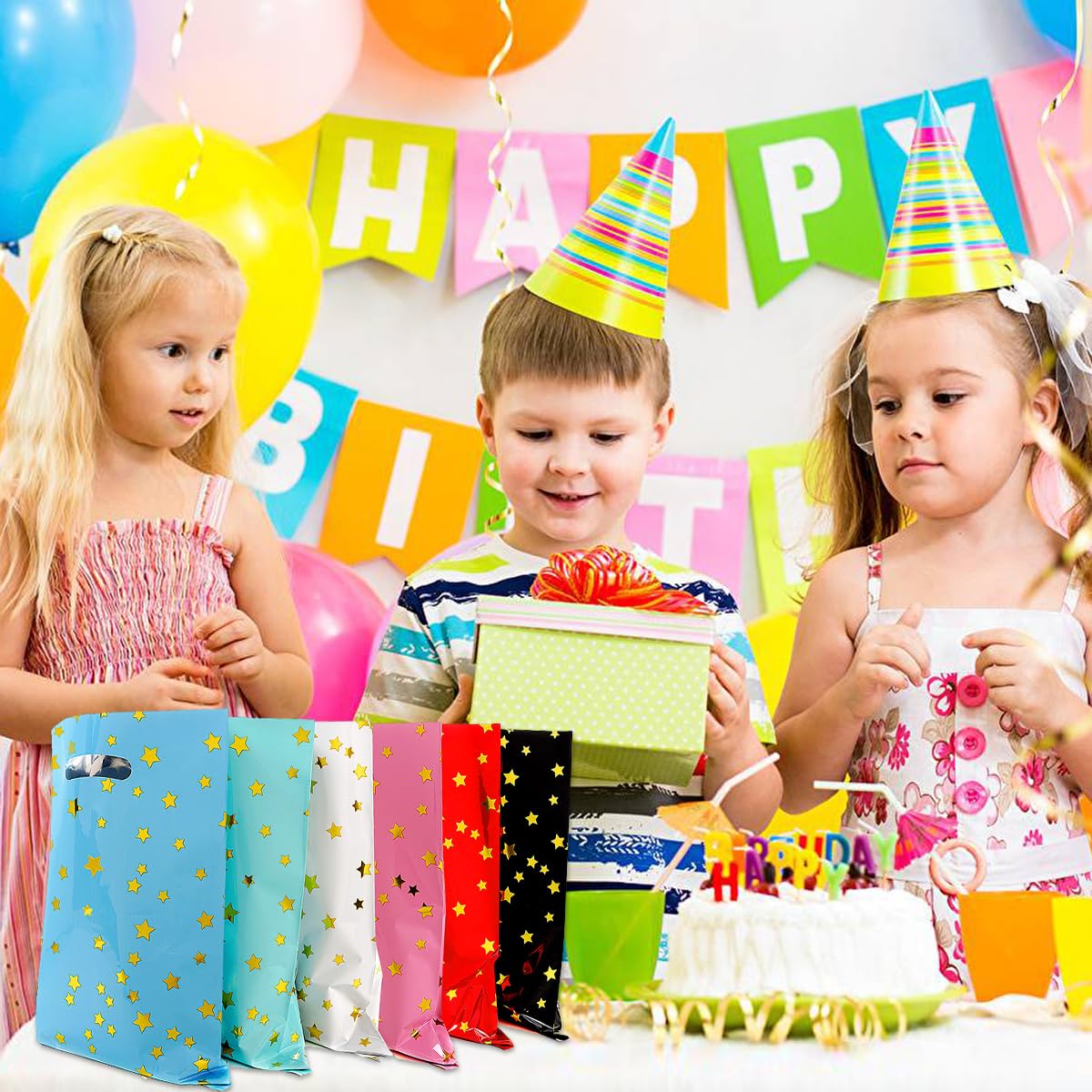 30 Pcs Party Favor Bags - Bulk Goodie Bags for Kids Birthday, Baby Shower, Wedding & Holidays (Thanksgiving, Christmas, New Year) - Small Gift Bags for Candy, Toys & Party Favors - Perfect for Classroom Rewards, Party Giveaways & Special Events