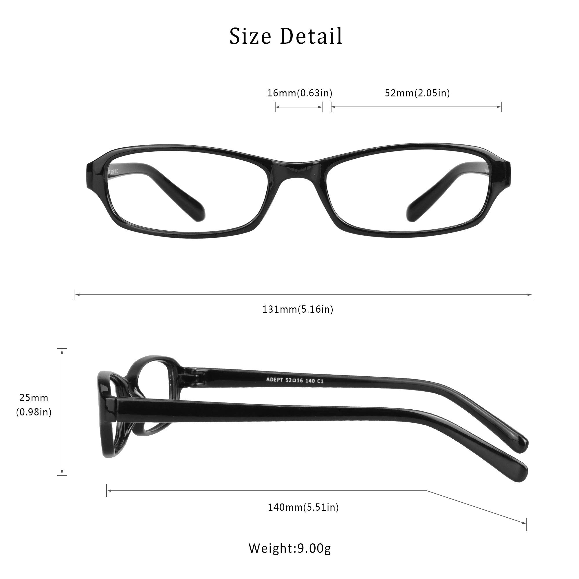 LifeArt Blue Light Blocking Glasses - Anti Eyestrain Computer & Gaming Glasses for Women & Men - Anti Glare Reading Glasses with +1.50 Magnification (Black) - Perfect for Office Work, Online Classes & Nighttime Screen Use