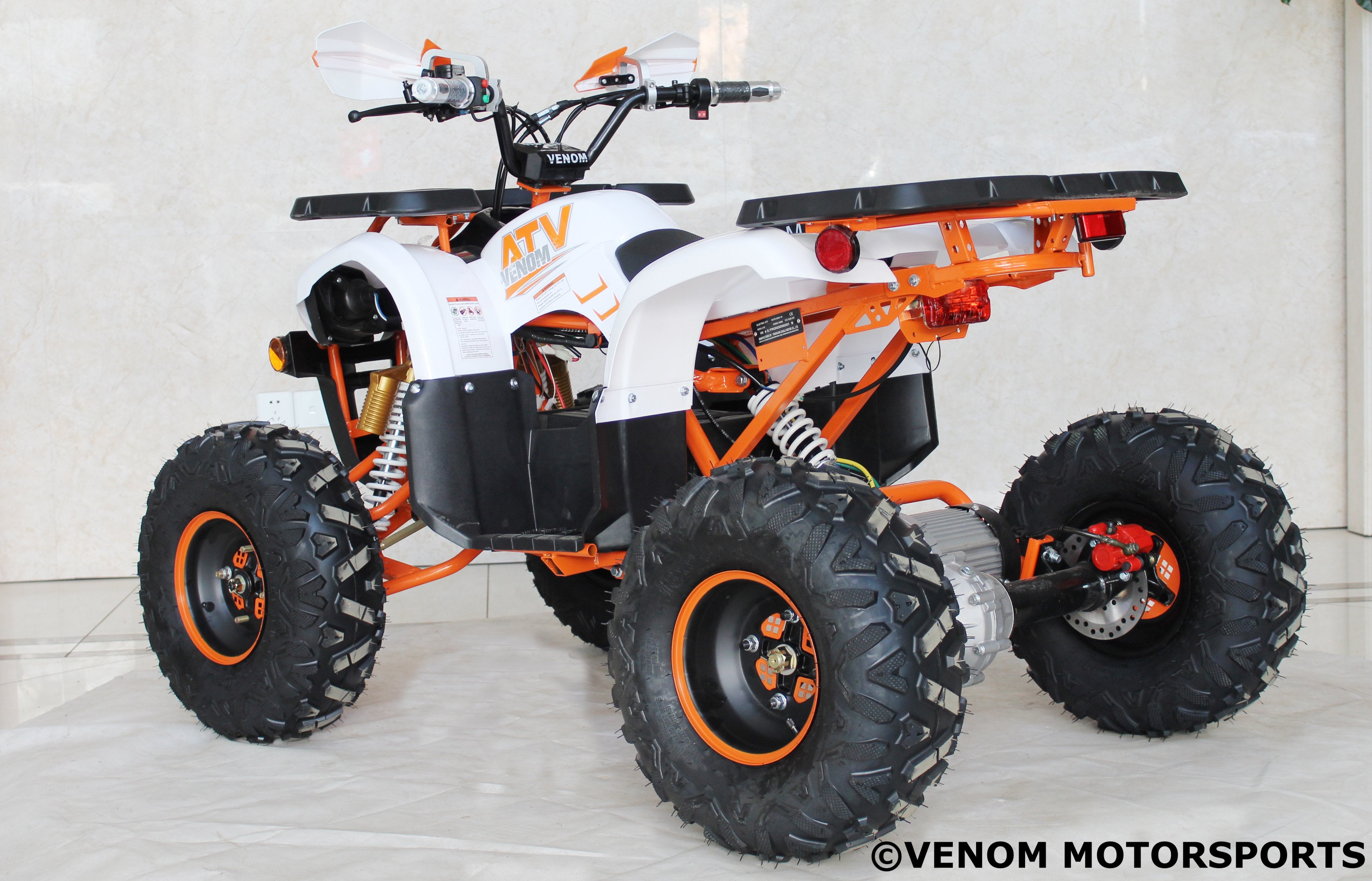 1500W 48V Brushless Electric ATV for Adults - Powerful Off-Road Quad Bike for Hunting, Camping & Farm Work