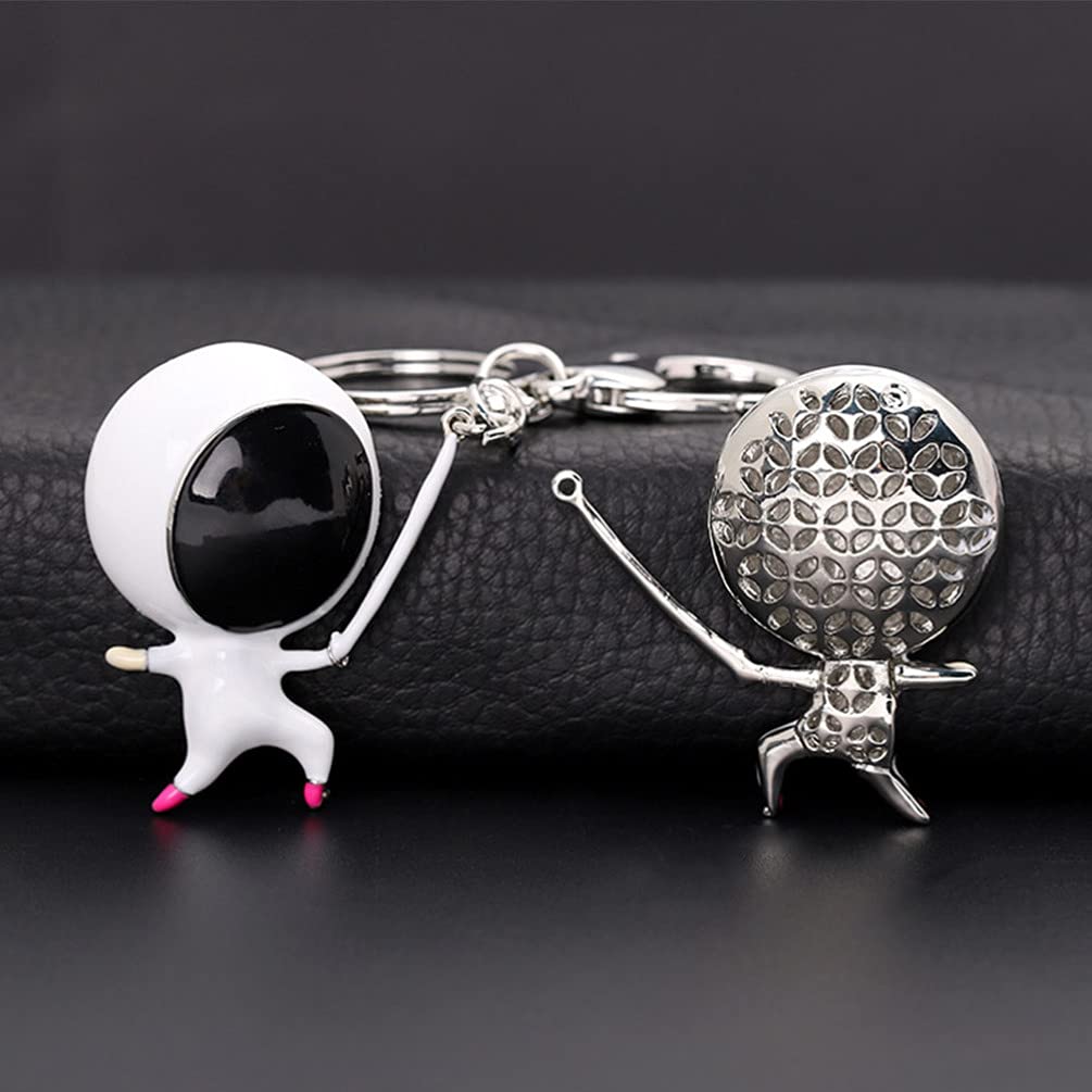 Garneck Key Chain Pendant - Fencing Sports Keyring, Decorative Keychain Accessory for Handbags, Cars & Purses | Perfect Gift for Athletes & Sports Enthusiasts