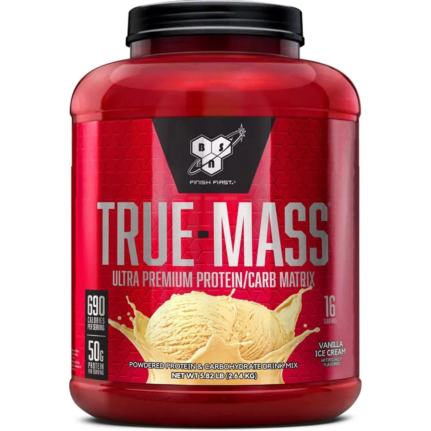 BSN TRUE MASS Weight Gainer Protein Powder - 6 lbs Chocolate Flavor for Muscle Growth & Recovery - Perfect for Bodybuilding, Post-Workout & Fitness Enthusiasts