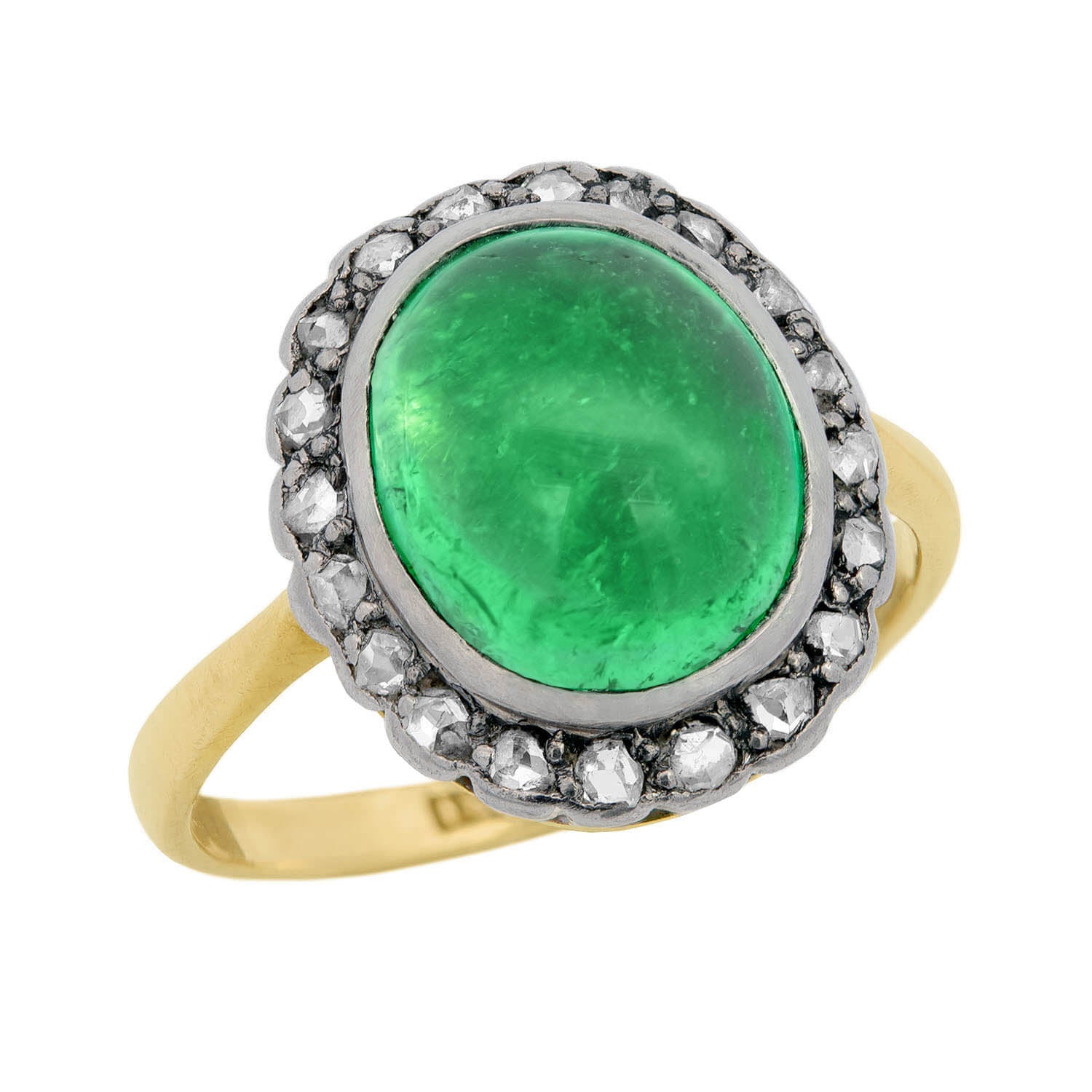 Exquisite Victorian 18K Gold & Sterling Silver GIA Certified Colombian Emerald Engagement Ring for Women - Perfect for Proposals, Anniversaries & Special Occasions