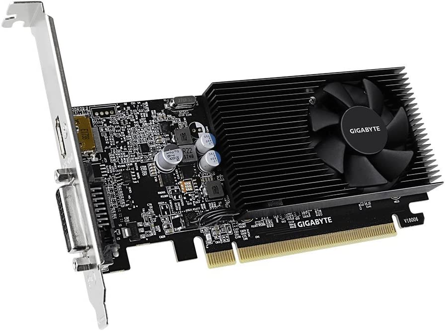 NVIDIA GeForce GT1030 2GB GDDR5 PCI Express Video Card - Low Profile Graphics Card for Gaming & 4K Streaming | Perfect for Home Theater PCs & Office Workstations