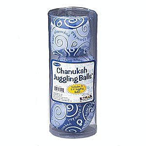 Premium Chanukah Juggling Balls Set of 3 - Colorful Hanukkah Juggling Toys for Kids & Adults - Perfect for Jewish Holiday Gifts, Circus Performances & Festive Party Entertainment