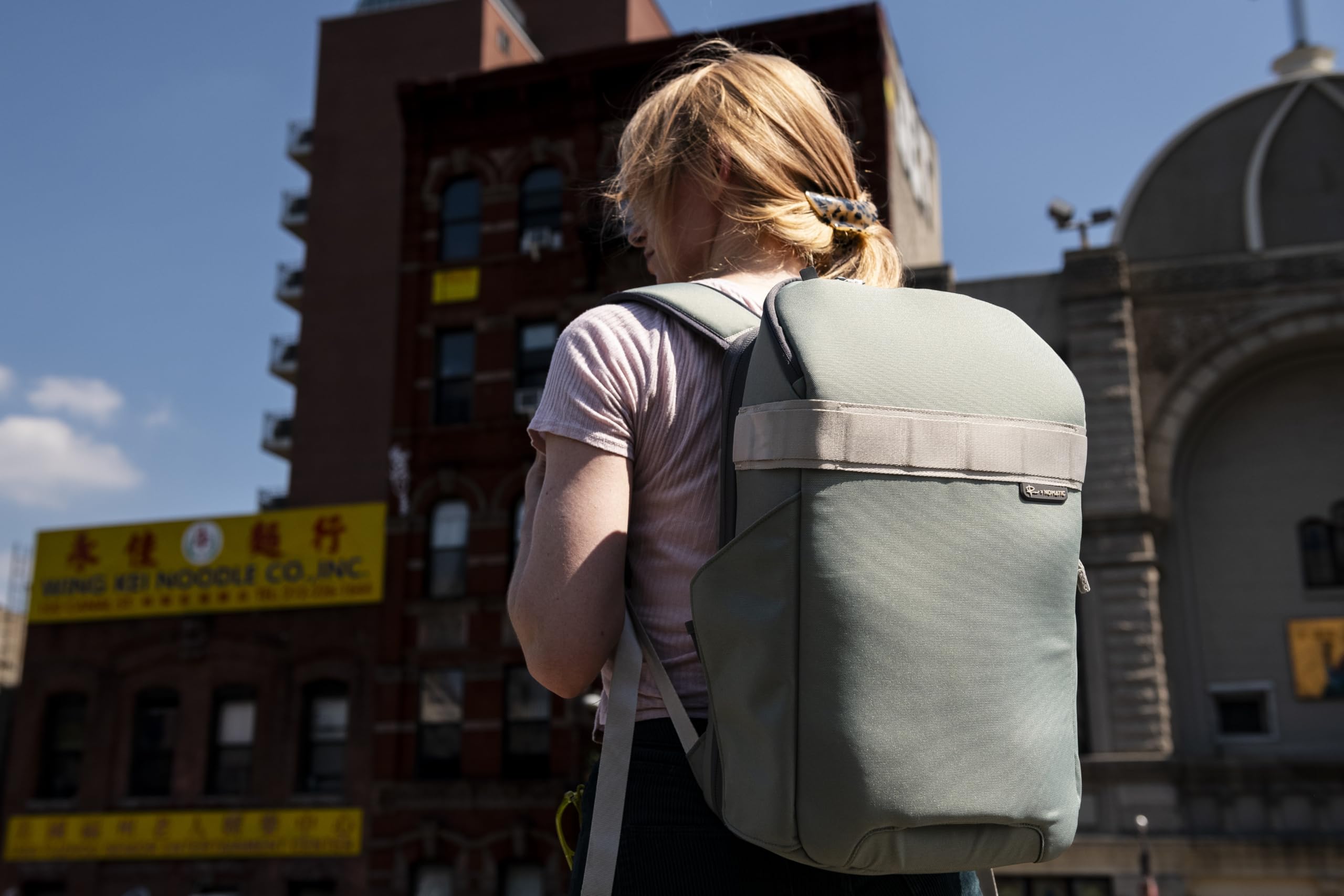 NOMATIC Luma 18L Camera Backpack - Professional DSLR Photography Bag Designed by Peter McKinnon - Waterproof & Durable Sage Green Backpack for Travel, Hiking & Outdoor Photography
