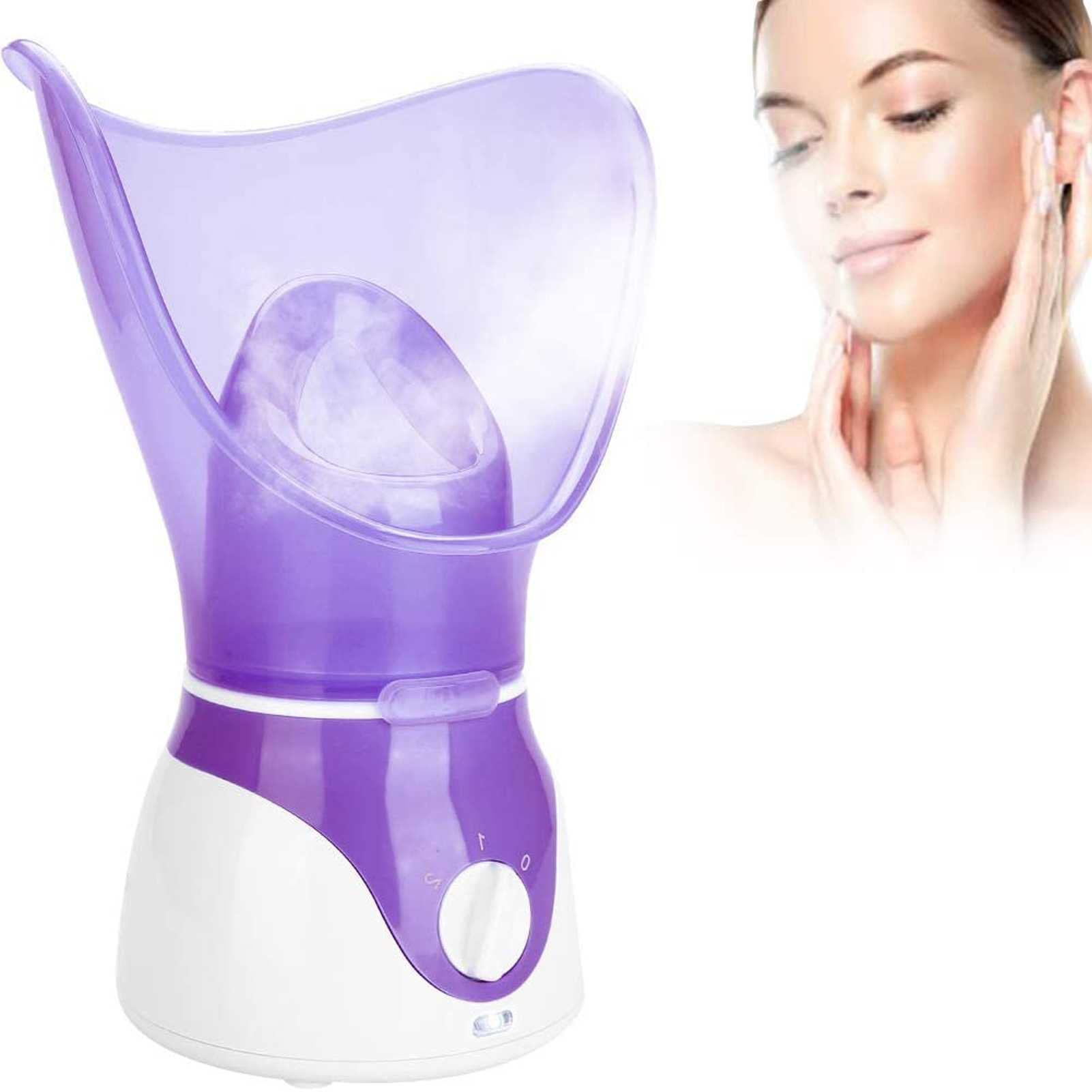 HYMONA Facial Steamer - Warm Mist Humidifier & Ionic Face Sauna for Home Spa, Moisturizes Skin & Unclogs Pores - Perfect for Facial Care, Sinus Relief & At-Home Beauty Treatments