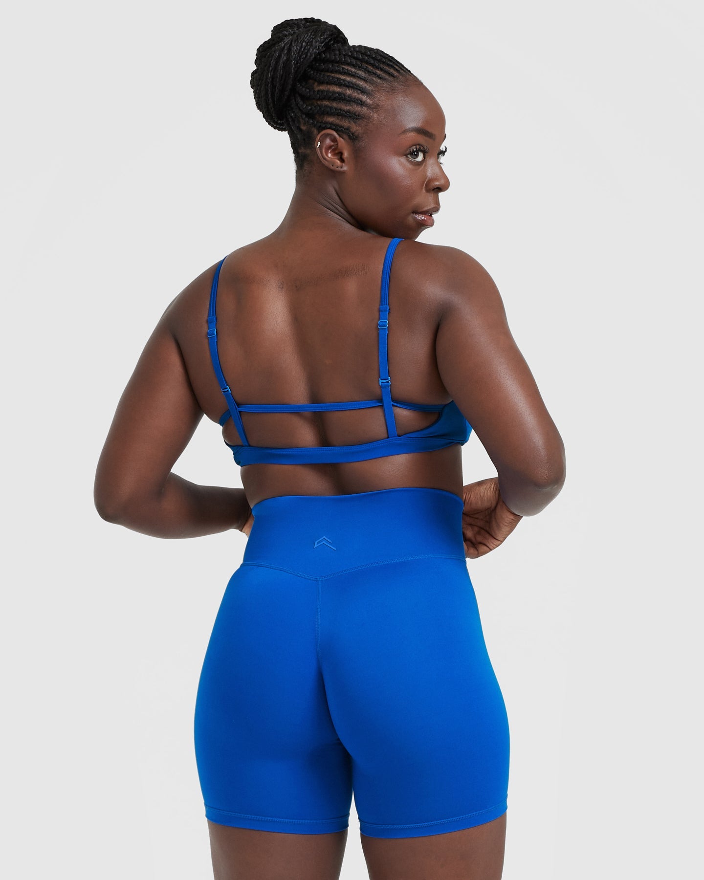 Timeless Strappy Bralette in Cobalt Blue - Comfortable Wireless Lingerie for Everyday Wear | Perfect for Yoga, Lounge & Layering Under Clothes