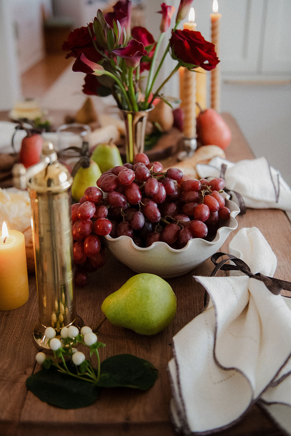 Premium Soft Heavyweight Linen Napkins - Cream Color - Elegant Dining, Wedding, and Home Decor Table Setting Accessories