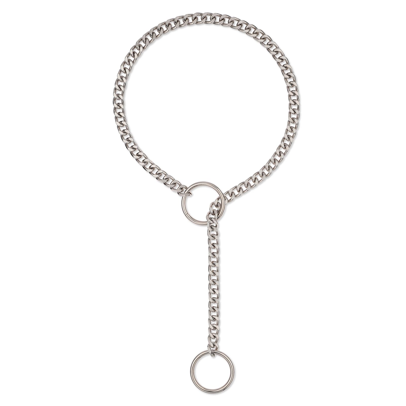 Handmade Gold O-Ring Slip Chain Necklace - Punk Cuban Link Choker for Men & Women | Perfect for Layering, Everyday Wear & Punk Fashion Accessories