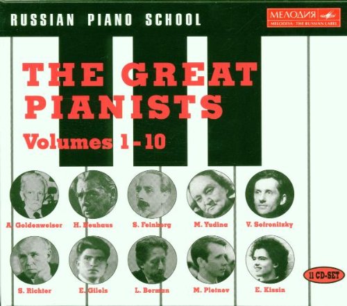 Russian Piano School: The Great Pianists Volumes 1-10 - Master Classical Piano Techniques for Beginners to Advanced Players | Perfect for Home Practice, Music Lessons & Concert Preparation