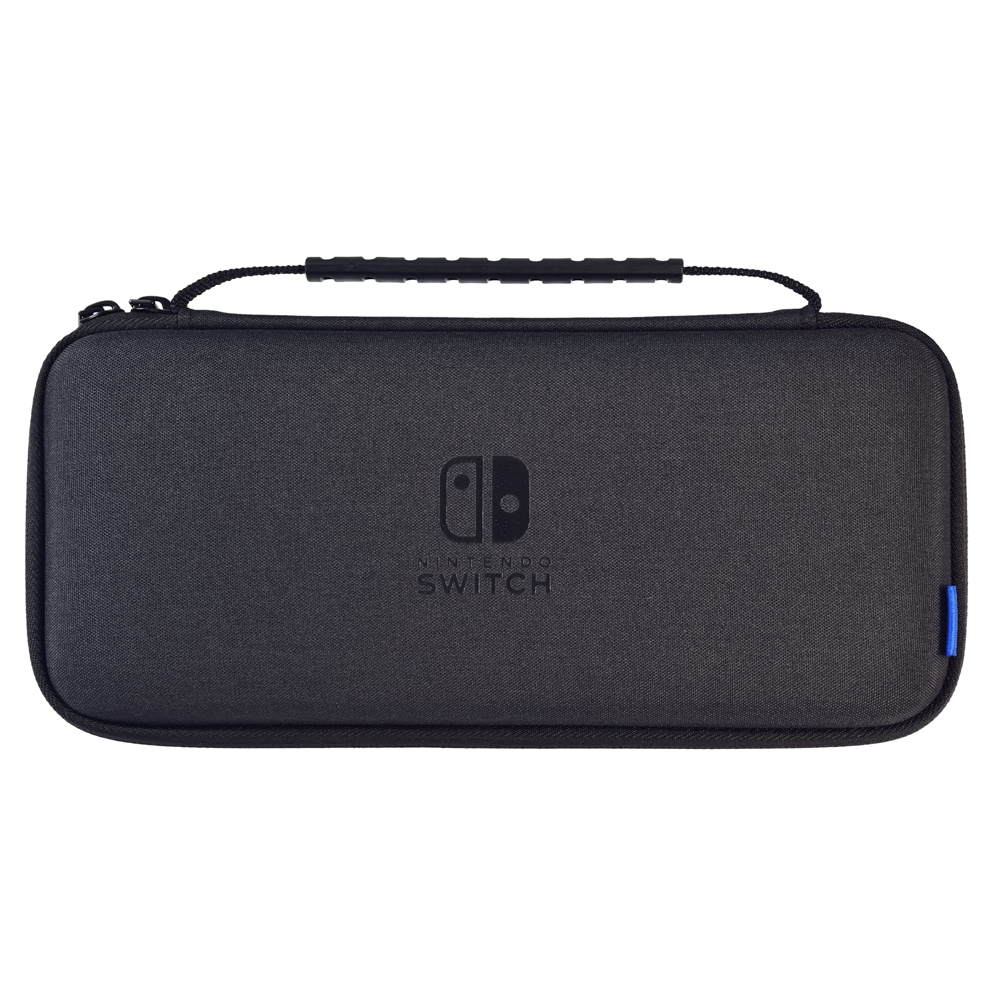 Official Nintendo Licensed Hori Semi-Rigid Case for Nintendo Switch & OLED Model - Black - Protective Cover for Gaming On-The-Go, Travel & Home Use