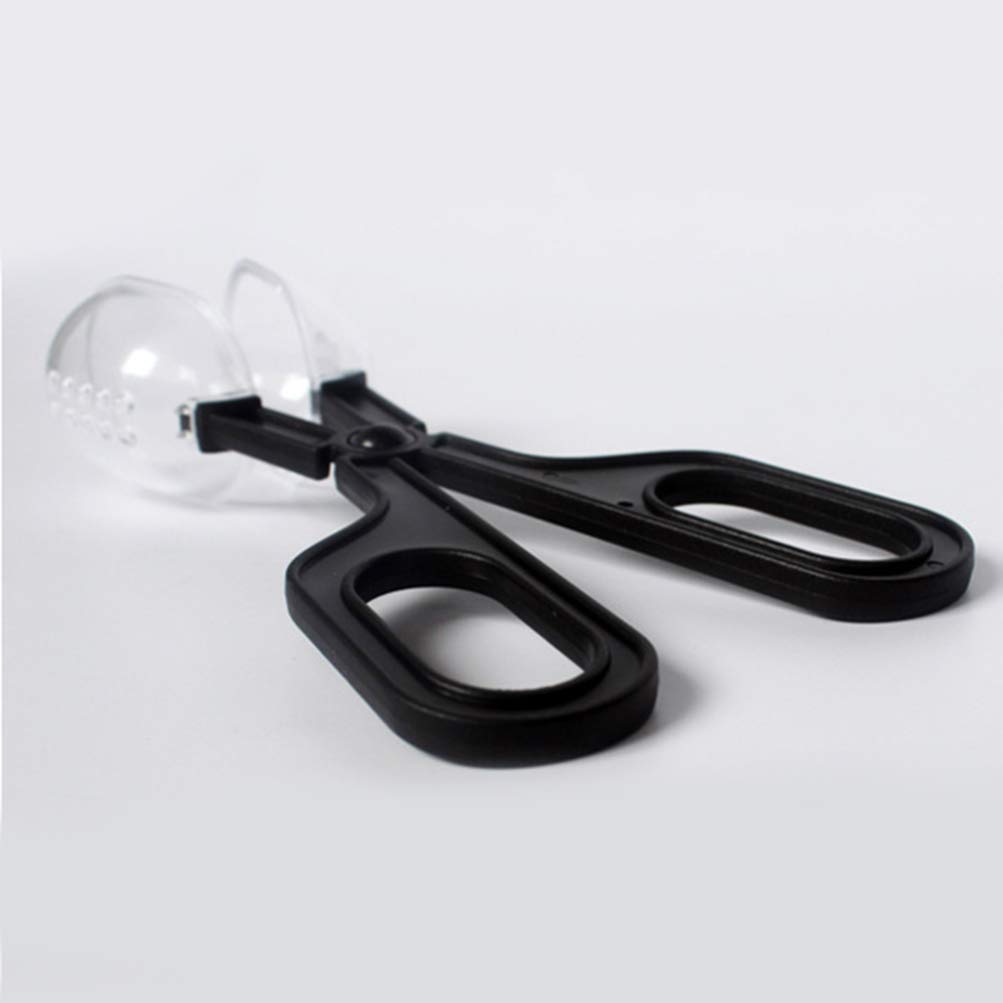 POPETPOP 3-Pack Reptile Feeding Tongs & Cleaning Tools Set - Stainless Steel Lizard Beetle Insect Catcher Clamp with Poop Scooper for Tortoise, Frog, Spider, Tarantula - Perfect for Terrarium Maintenance & Pet Feeding