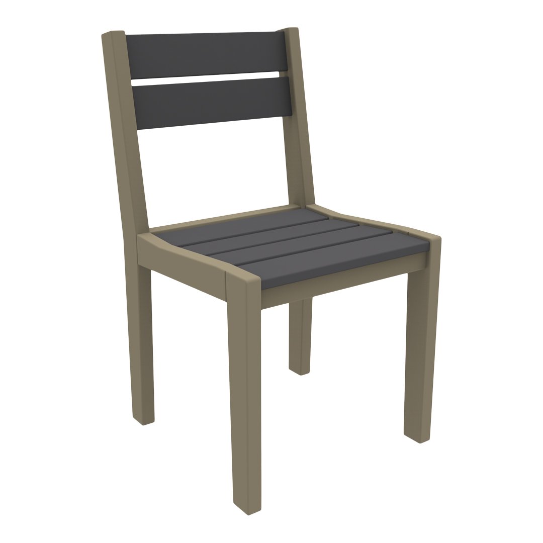Stylish Coastline Cafe Dining Chair - Modern Wooden Bistro Chair for Kitchen, Restaurant & Patio - Perfect for Home, Cafe & Outdoor Dining