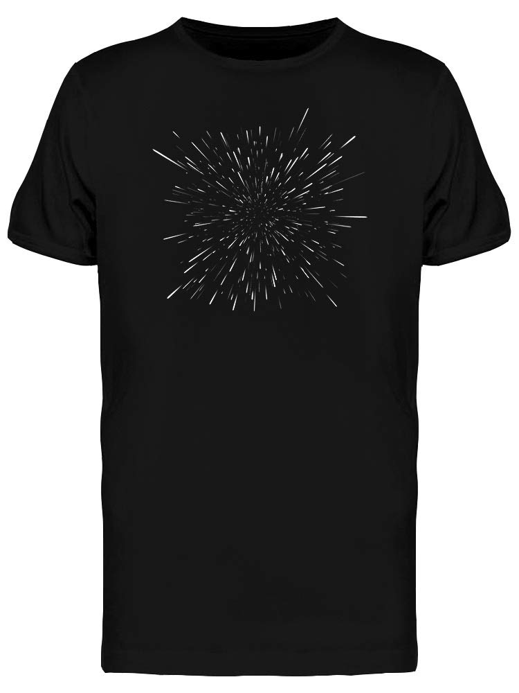 Open Space Travel Graphic T-Shirt for Men - Black Cotton Short Sleeve Tee | Casual Wear, Street Style & Everyday Outfits
