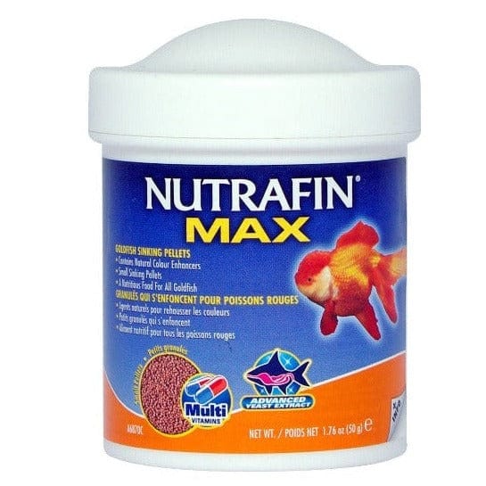 Nutrafin Max Goldfish Small Sinking Pellets - Premium Fish Food for Goldfish, Tropical Fish & Aquatic Pets - Ideal for Daily Feeding & Tank Maintenance