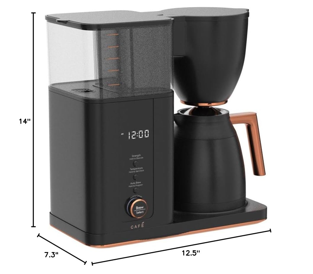 Premium 10-Cup WiFi Smart Coffee Maker with Thermal Carafe - SCA Certified Barista-Grade Drip Brewer, Voice Control & Smart Home Compatible - Perfect for Home Kitchen, Office & Entertaining Guests