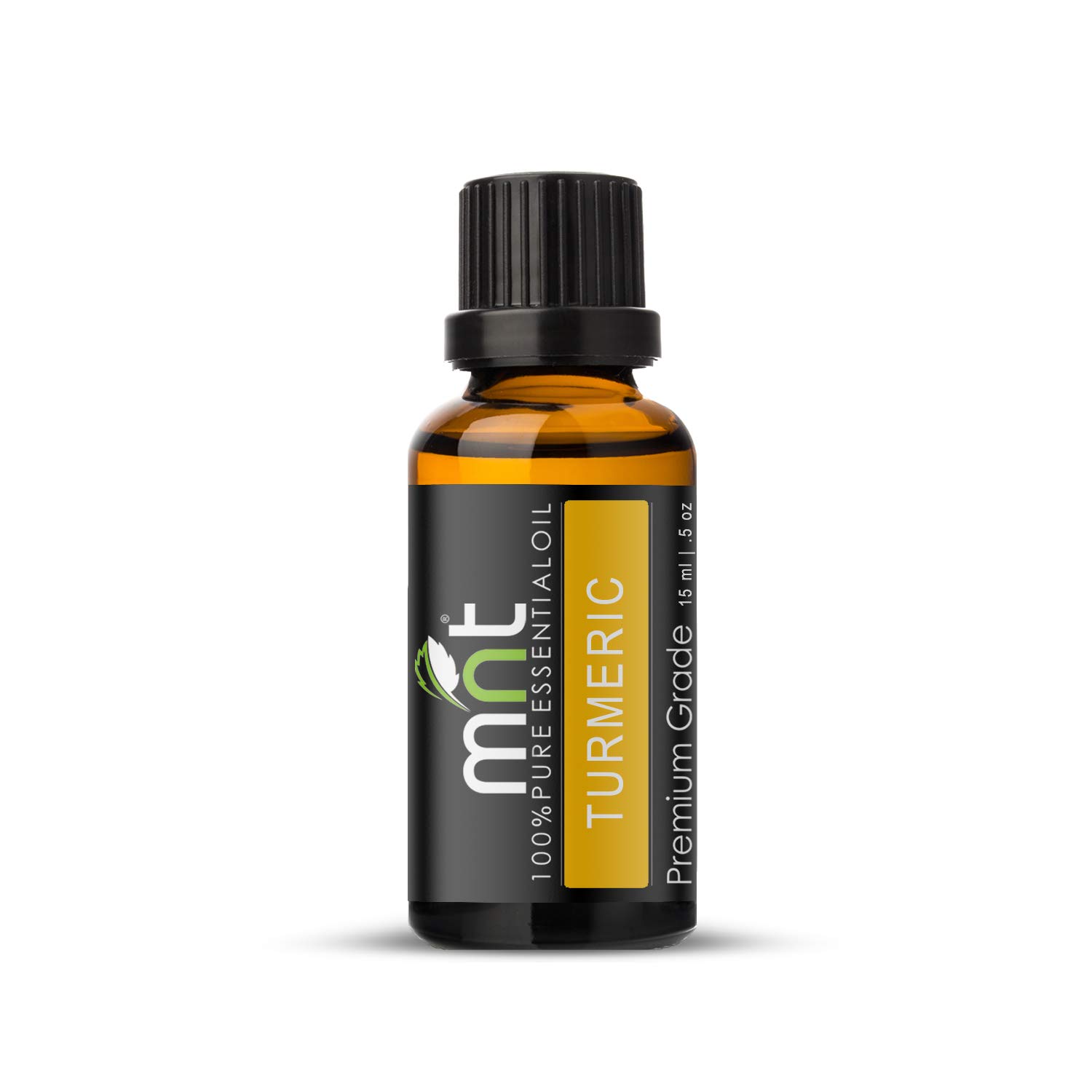 Pure Turmeric Essential Oil - 100% Natural Skin Brightening, Hair Growth & Aromatherapy Oil for Face, Body & Massage (15ml) - Perfect for DIY Beauty, Spa Relaxation & Holistic Wellness