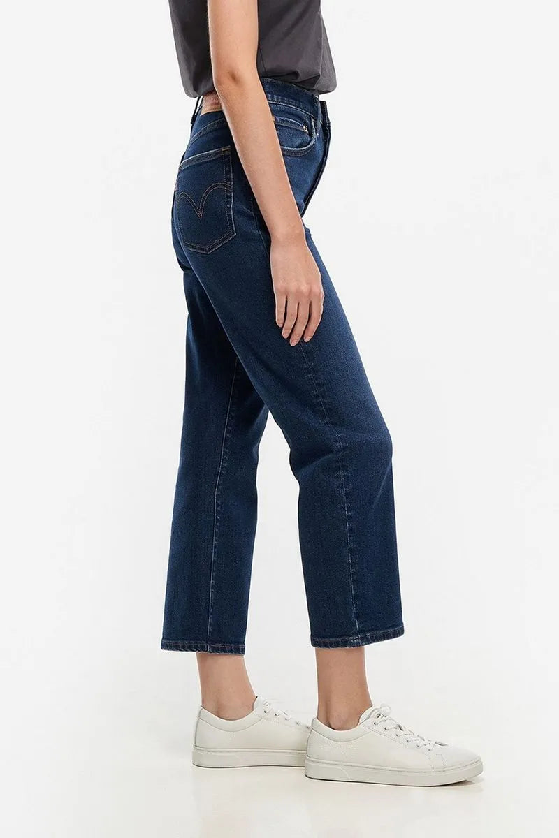 Levi's Women's Straight Ankle Jeans - Comfortable Summer Denim Pants for Casual Wear & Outfits