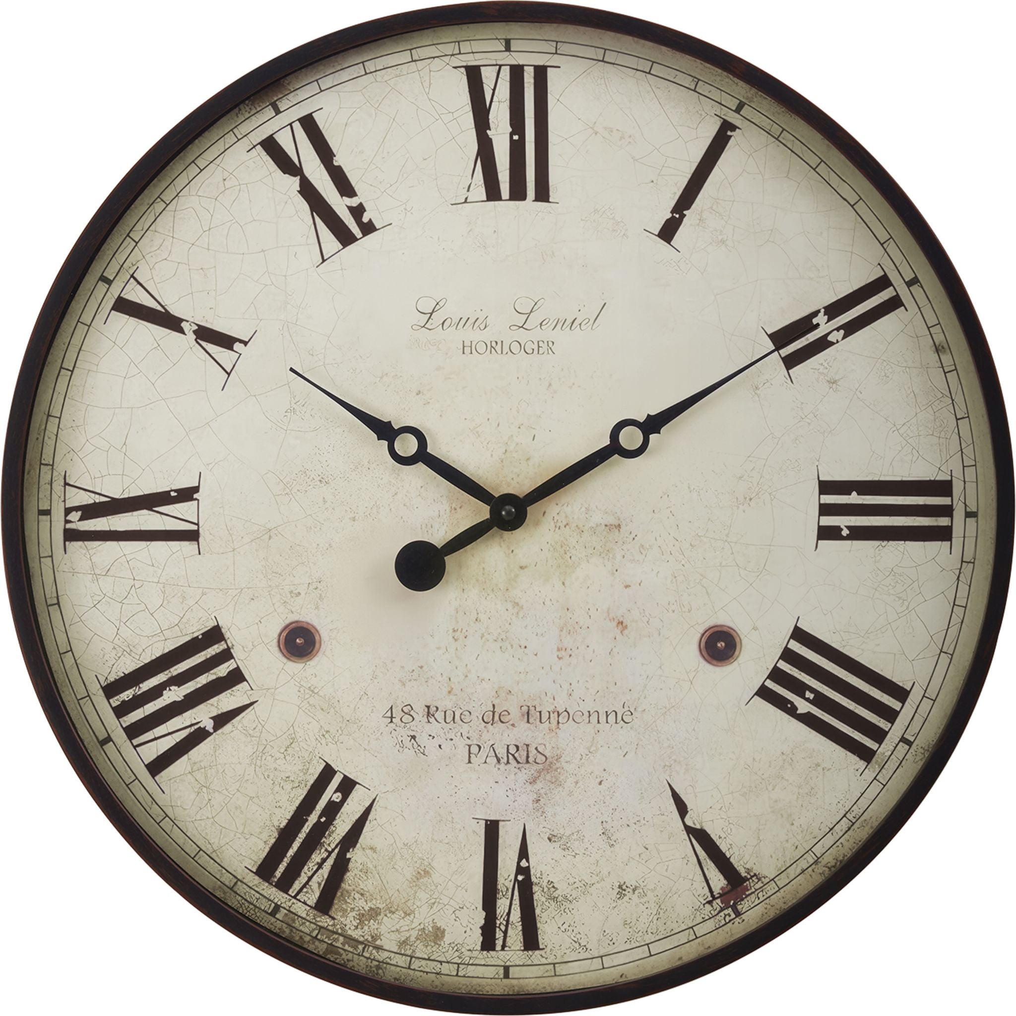 Anders Modern Wall Clock - 20 x 20 Inches, Silent Non-Ticking, Battery Operated - Perfect for Living Room, Bedroom, Office & Home Decor