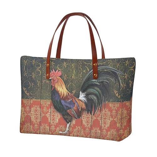 Rooster-black and Brown