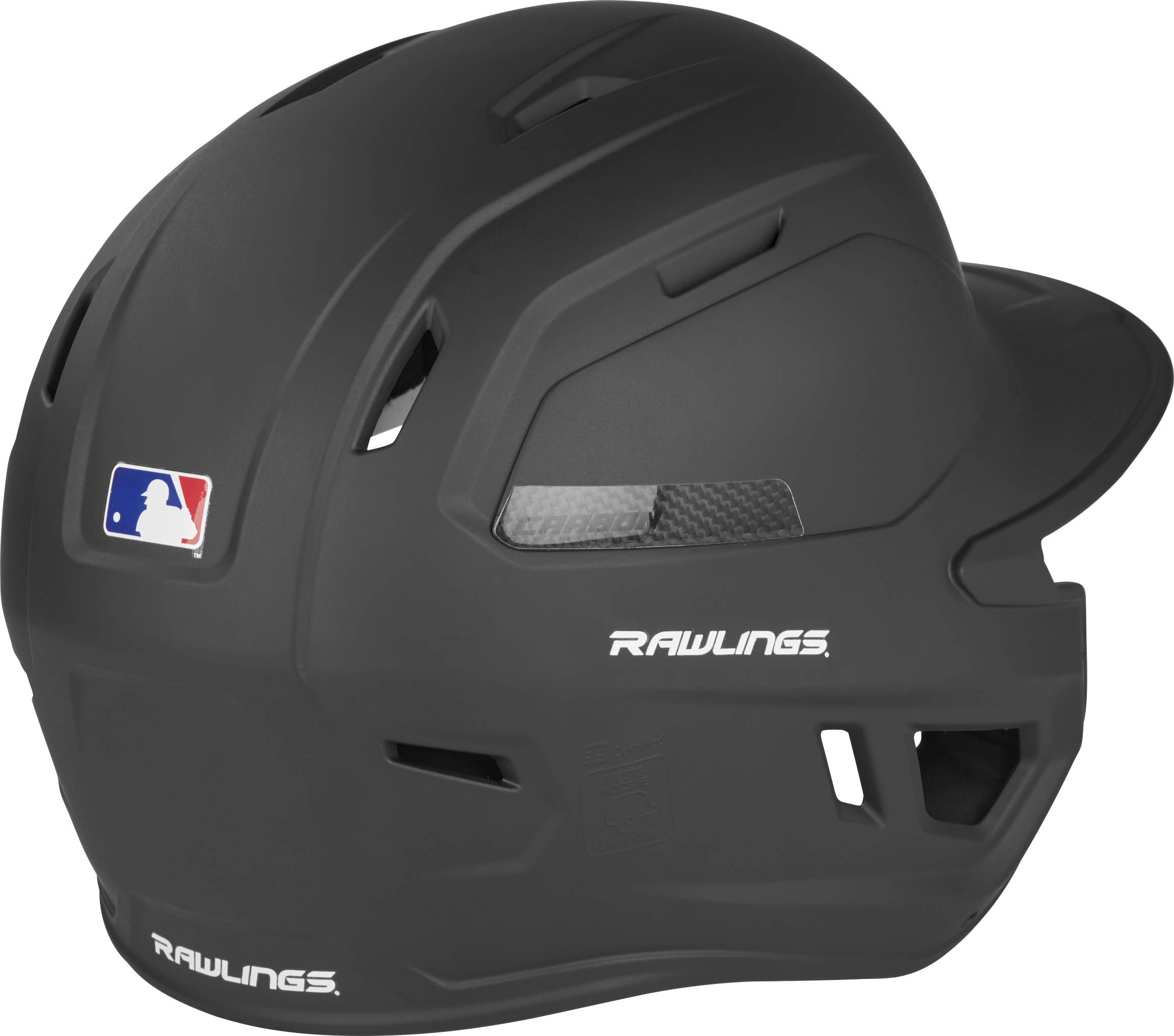Rawlings MACH Carbon Baseball Batting Helmet - Matte Finish, Youth & Adult Sizes, Multiple Color Options for Baseball & Softball Games, Practice & Training