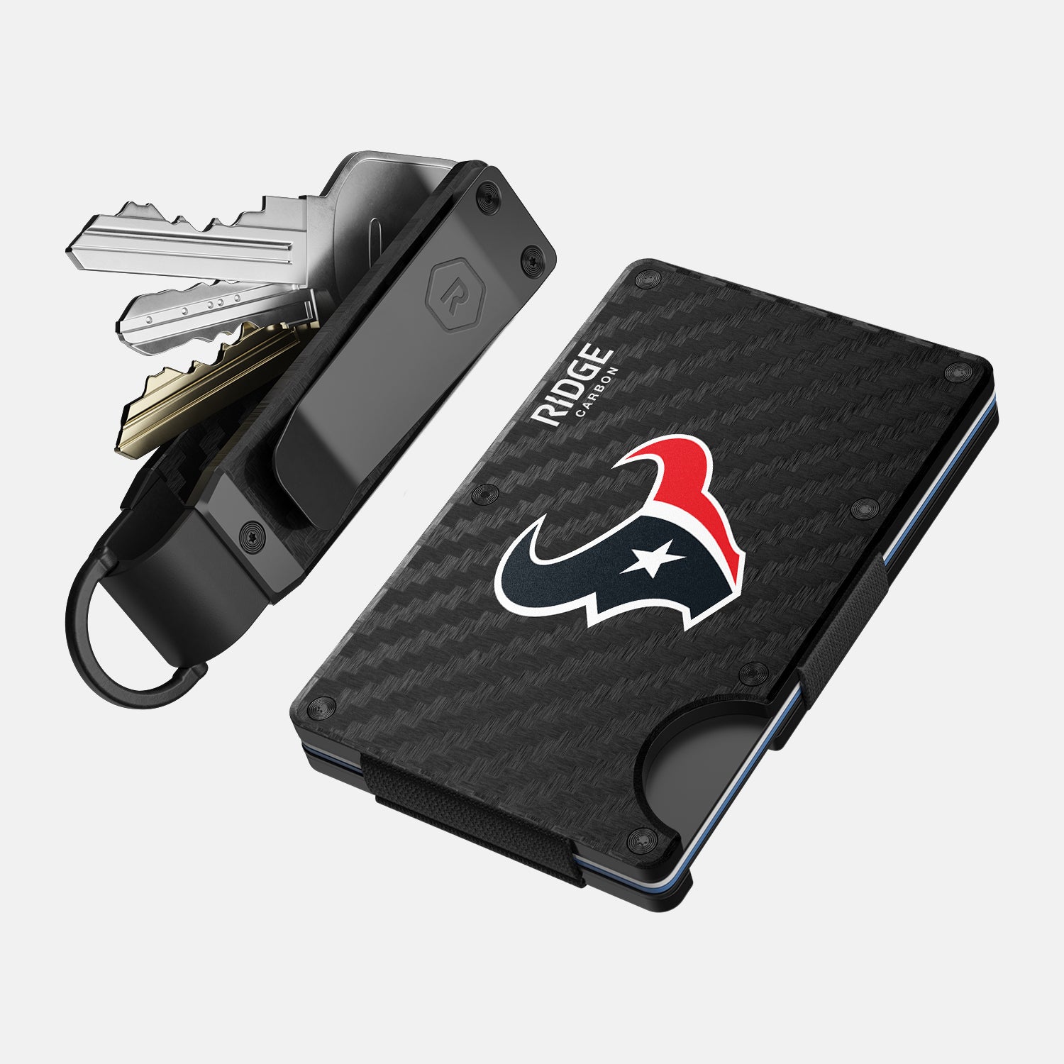 Houston Texans Carbon Fiber 3K Daily Driver Kit - Premium Car Accessories for NFL Fans | Perfect for Game Day & Road Trips