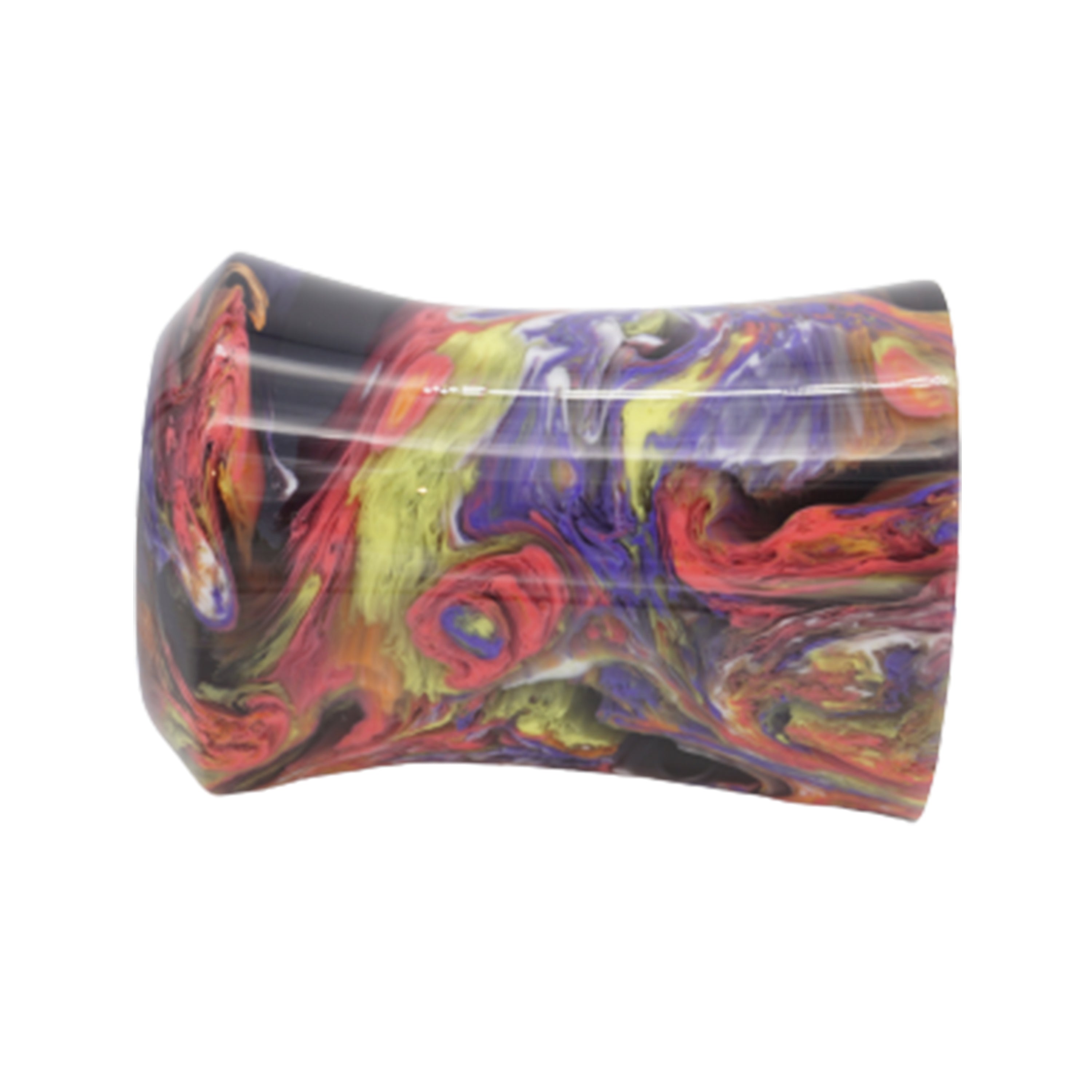 Handcrafted Night Graffiti Shaving Brush Handle - Fits 24mm & 26mm Knots - Perfect for Wet Shaving & Grooming Gifts for Men