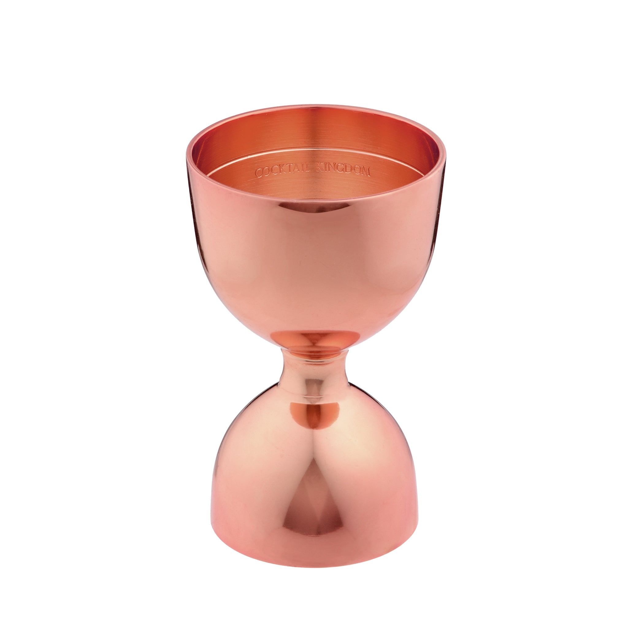 Premium Leopold Copper Plated Jigger - 30ml & 60ml Dual Measurement Cocktail Mixing Tool for Bartenders & Home Bars