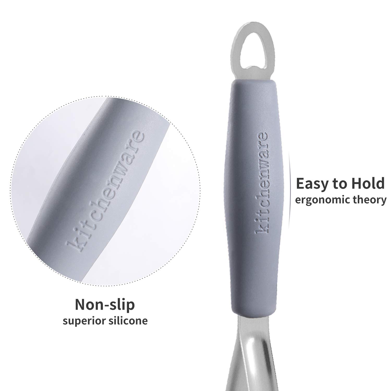 Joyoldelf Stainless Steel Potato Masher with Non-Slip Handle - Perfect for Mashing Potatoes, Vegetables & Baby Food - Ideal for Kitchen, Baby Meal Prep & Cooking Enthusiasts