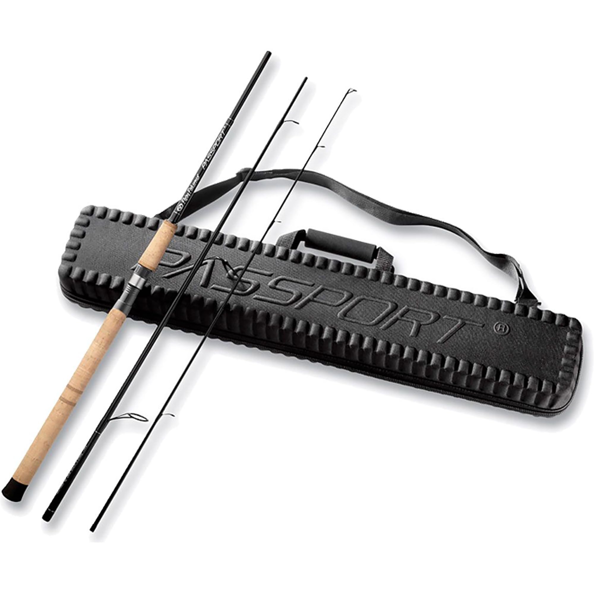 Premium Travel Spinning Fishing Rod with Protective Case - Compact & Lightweight for Backpacking, Camping and On-the-Go Anglers | Ideal for Saltwater & Freshwater Fishing Adventures