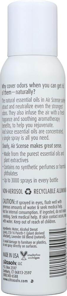 Air Scense Lavender Scented Room Spray - 7 oz Aromatherapy Mist for Home, Office & Relaxation | Freshen Air & Reduce Stress