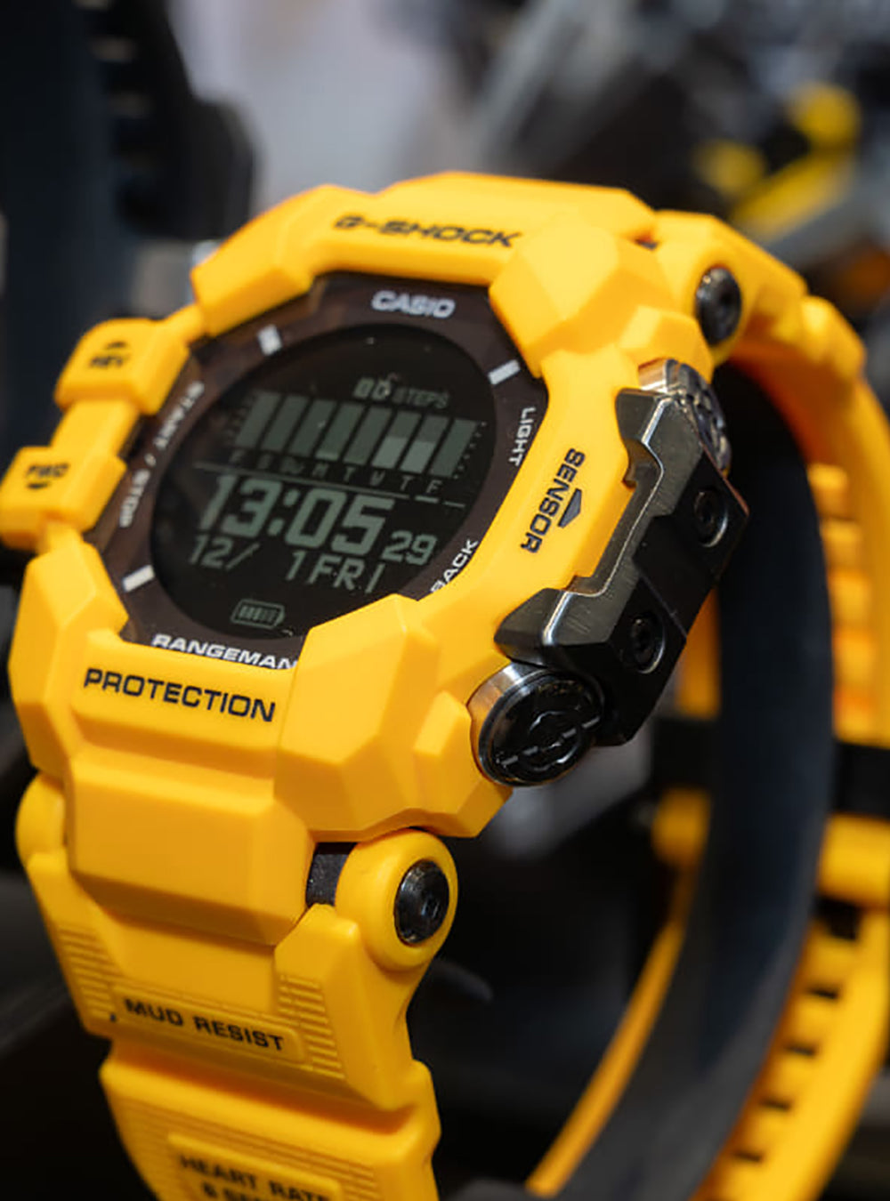 CASIO G-Shock Master of G Rangeman GPR-H1000 JDM Solar-Powered Digital Watch for Outdoor Adventures, Hiking & Military Use