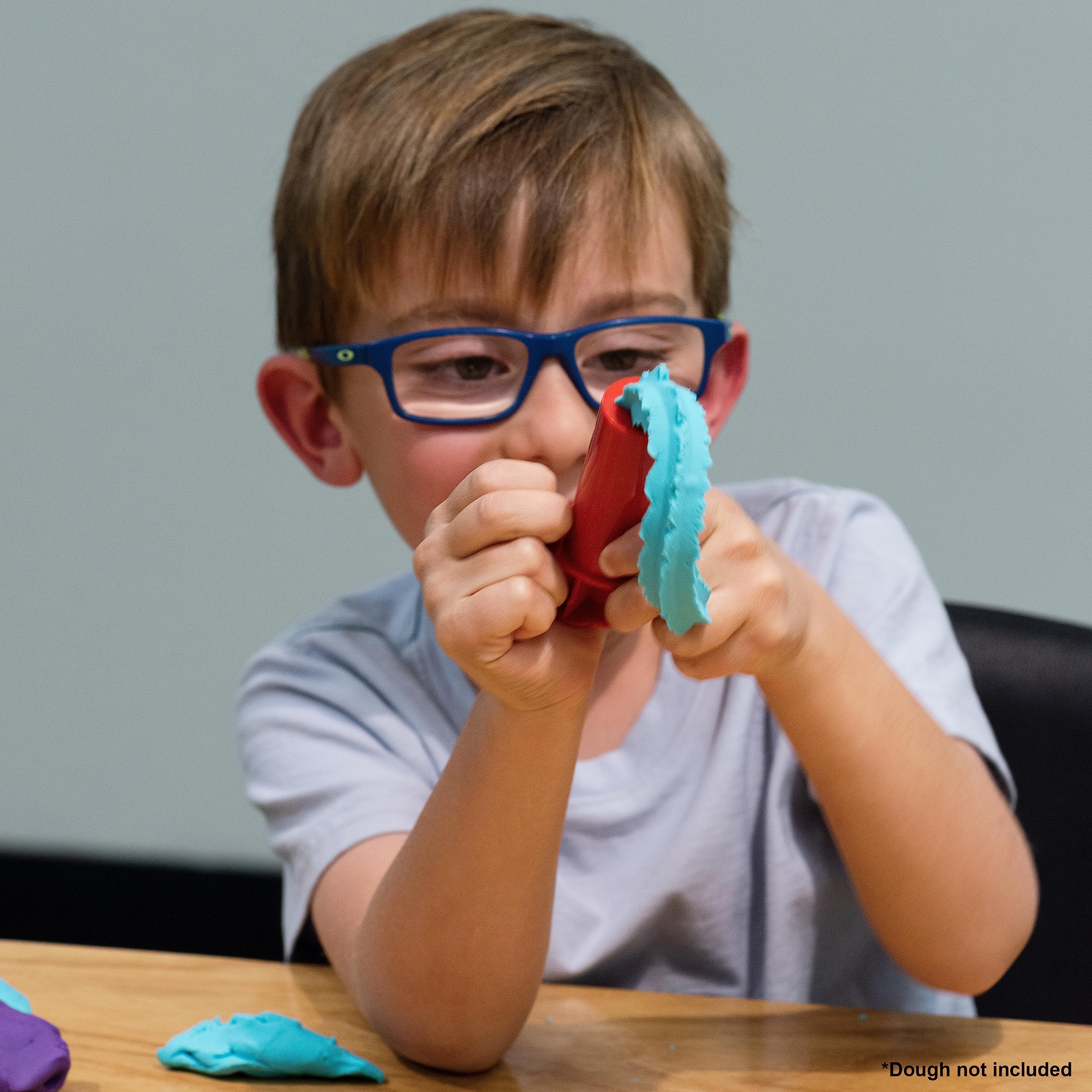 READY 2 LEARN Dough Extruders Set of 6 - Kids Play Dough Tools for Molding & Sculpting | Art Supplies for Toddlers Ages 2+ | Perfect for Preschool Activities & Sensory Play